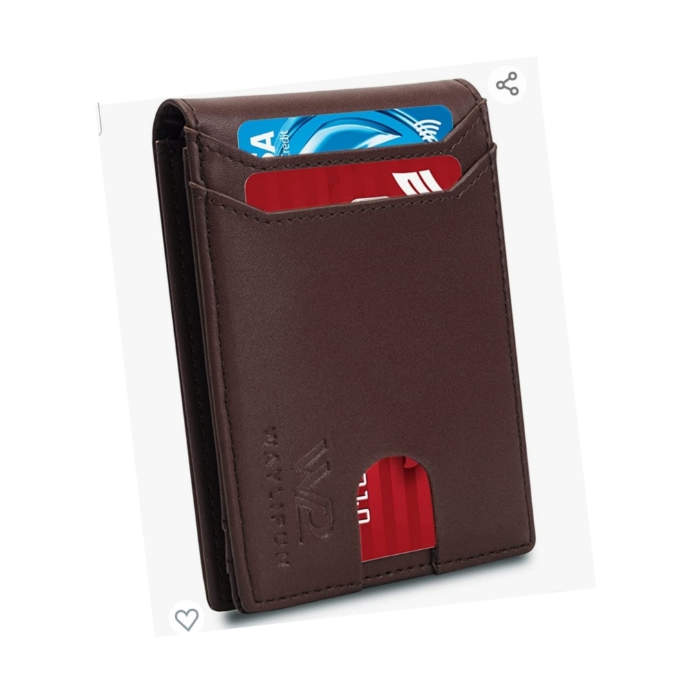 Slim large capacity RFID blocking wallet